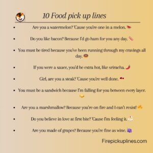 food rizz list