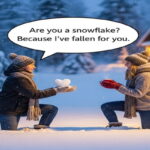70+ snow pick up lines for the winter