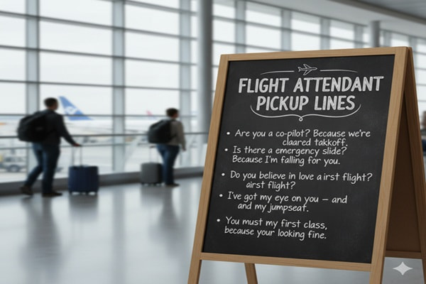 Best 35 Flight Attendant Pickup Lines