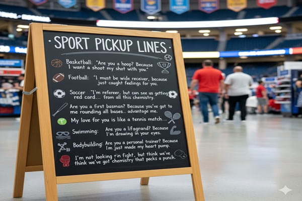 sport pick up lines for each sport