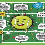 tennis pick up lines that are funny, naughty, cheesy and more