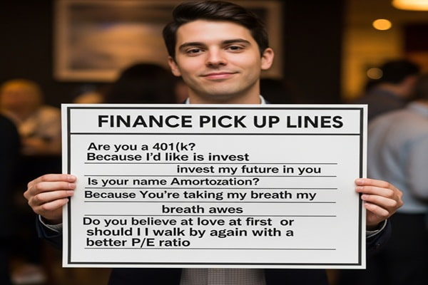 Top 60 finance pick up lines