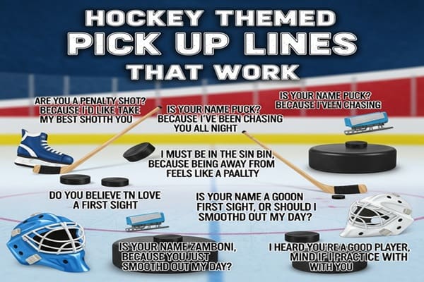 60 Hockey themed pick up lines that work