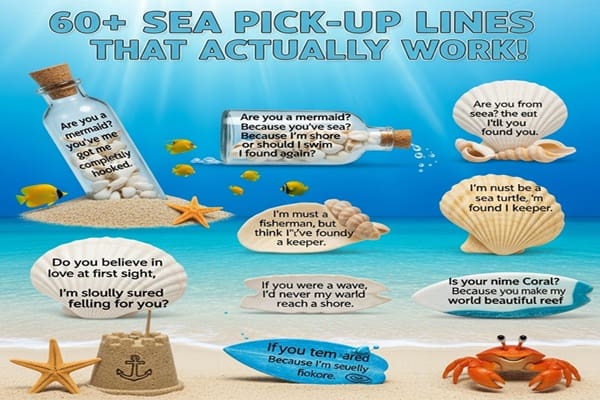 60+ Sea pick up lines that actually work