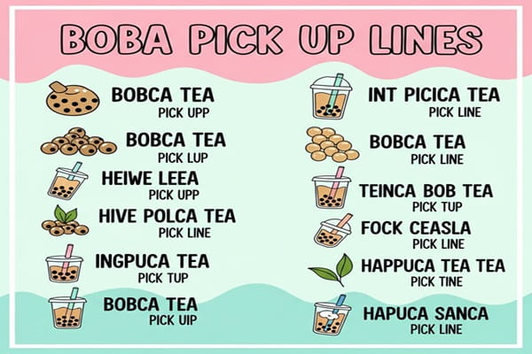 Boba pick up lines