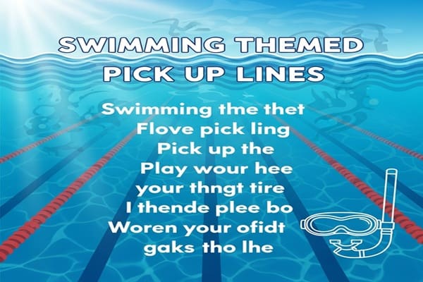 swimming themed pick up lines