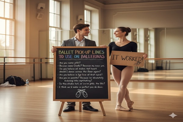 60 ballet pick up lines to use on ballerinas