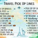 Travel pick up lines