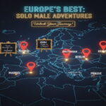 best cities in europe for single guys (map)