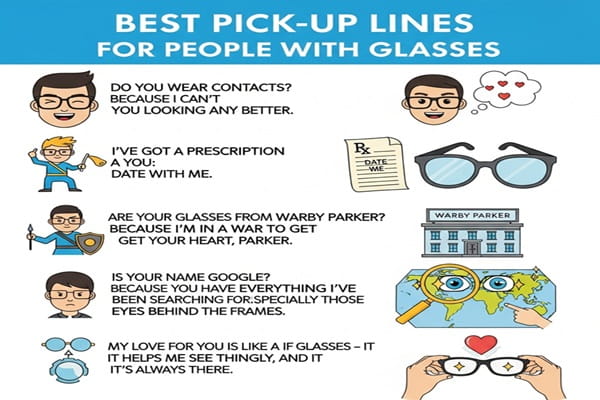 Best Pick up lines for people with glasses