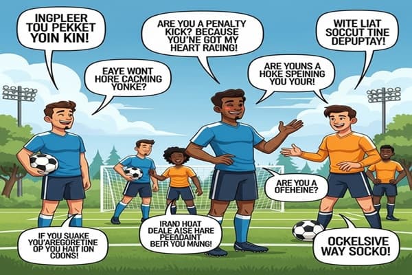 80 soccer pick up lines that actually work