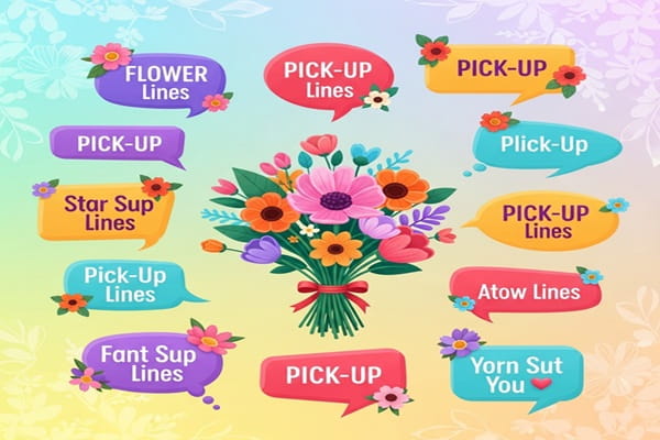Flower themed Pick Up Lines that actually work