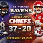 Baltimore Ravens vs Kansas City Chiefs Match Player Stats