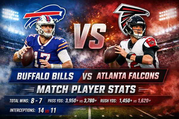 Buffalo Bills vs Atlanta Falcons Match Player Stats