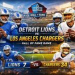Detroit Lions vs Los Angeles Chargers Match Player Stats