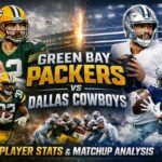 Green Bay Packers vs Dallas Cowboys Match Player Stats
