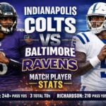 Indianapolis Colts vs Baltimore Ravens Match Player Stats