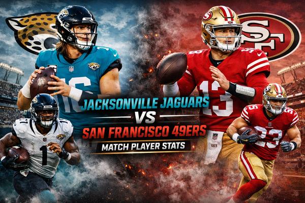 Jacksonville Jaguars vs San Francisco 49ers Match Player Stats