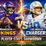 Minnesota Vikings vs Chargers Match Player Stats