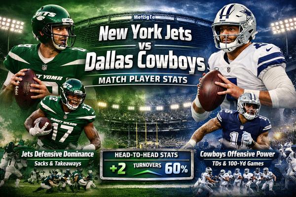 New York Jets vs Dallas Cowboys Match Player Stats