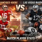 San Francisco 49ers vs Las Vegas Raiders Match Player Stats