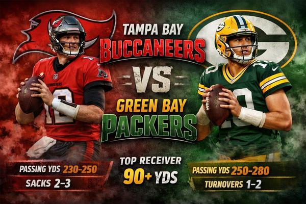 Tampa Bay Buccaneers vs Green Bay Packers Match Player Stats