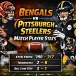 Bengals vs Pittsburgh Steelers Match Player Stats
