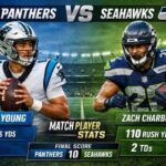 Carolina Panthers vs Seahawks Match Player Stats