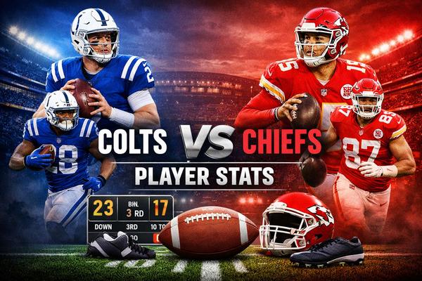 Colts vs Kansas City Chiefs Match Player Stats