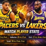 Pacers vs Lakers Match Player Stats