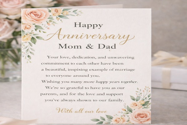 Anniversary Wishes for Loving Parents