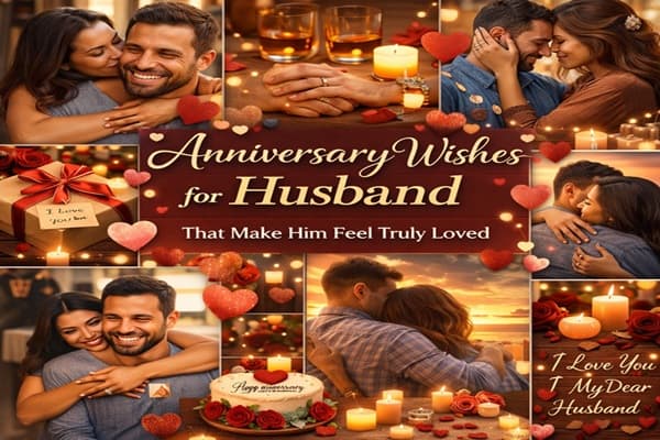 Anniversary Wishes for Husband That Make Him Feel Truly Loved