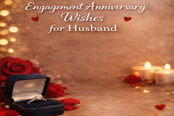 Engagement Anniversary Wishes for Husband