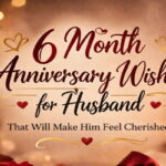 6 Month Anniversary Wishes for Husband
