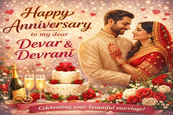 Anniversary Wishes for Devar Devrani