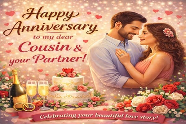Anniversary Wishes for Cousin