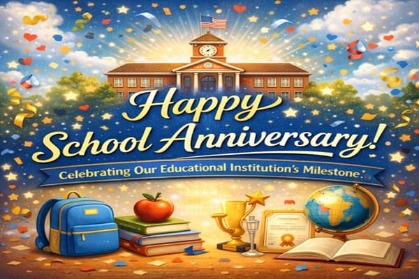 School Anniversary Wishes