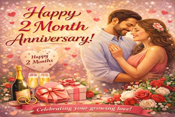 2 Month Anniversary Wishes