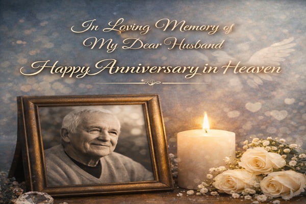 Anniversary in Heaven Wishes
