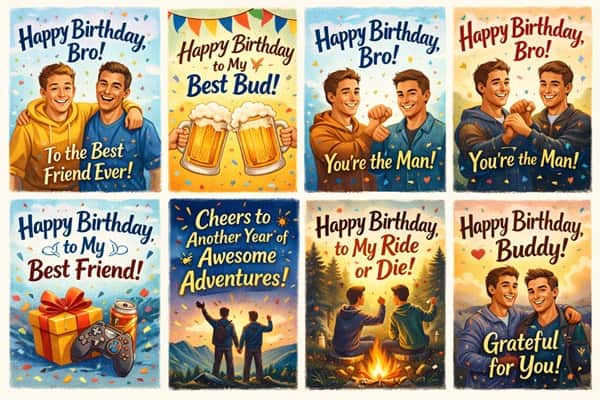 Birthday Wishes for Male Best Friend