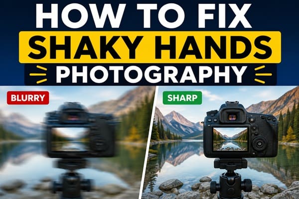 how to fix shaky hands photography