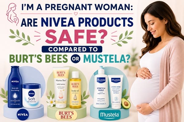 i’m a pregnant woman. are nivea products safe compared to burt’s bees or mustela?